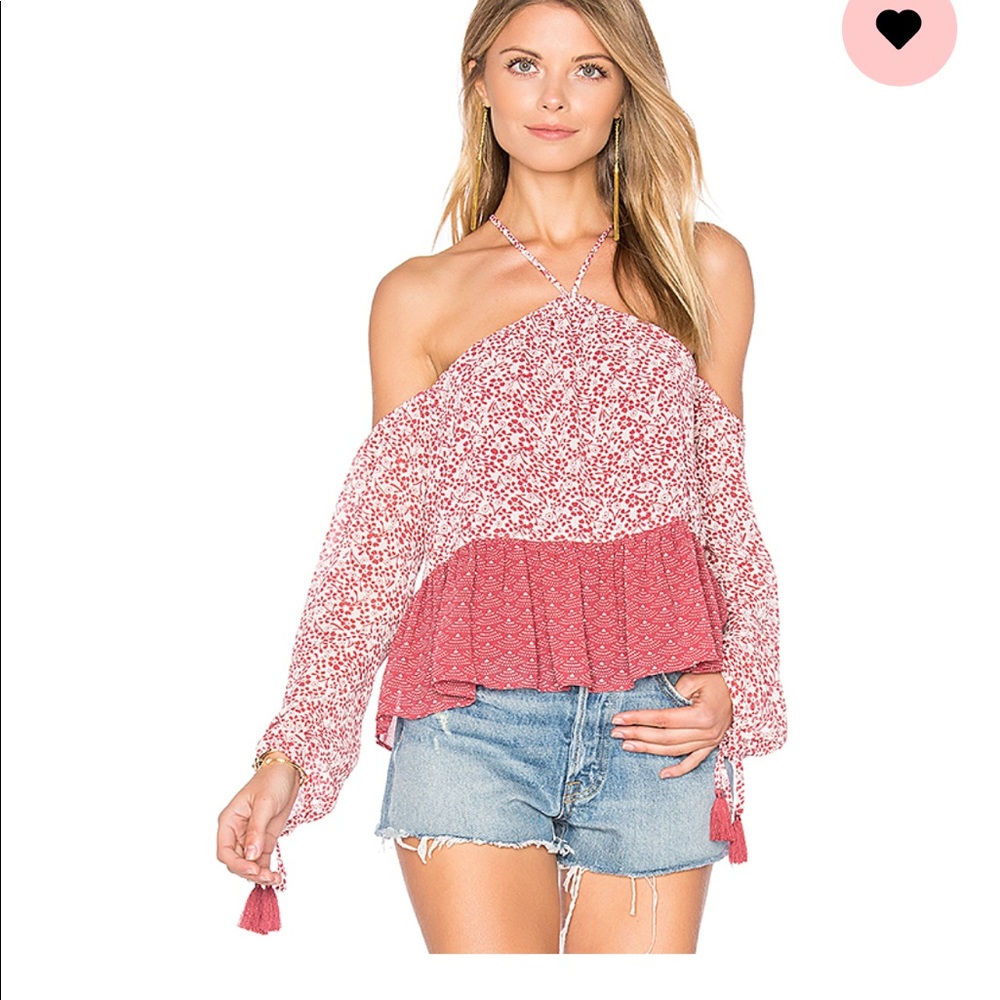 Tularosa Syrah blouse dusted berry